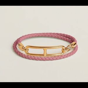 Hermes roulis double tour bracelet